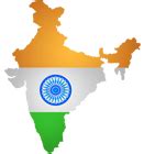 India Map Flag PNG Clip Art PNG Image | Gallery Yopriceville - High-Quality Free Images and ...