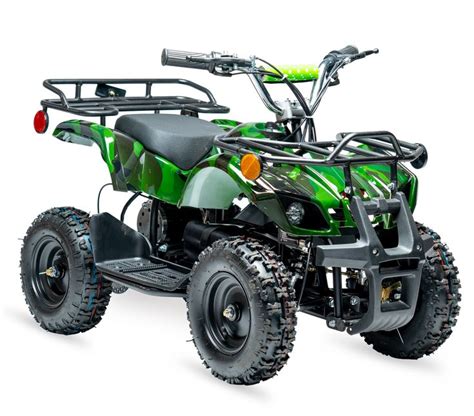 eQuad X Army Camo 800W Utility ATV 4 Wheeler for Kids | Atv, 4 wheeler ...