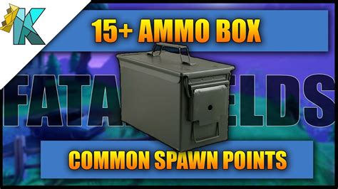 Fortnite - 15+ AMMO BOX Locations - Fatal Fields - YouTube