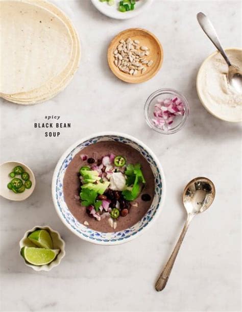 Spicy Black Bean Soup Recipe - Love and Lemons