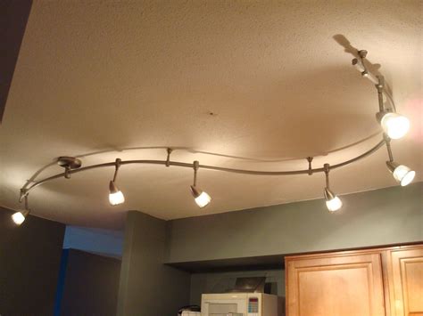 Kitchen Room:New Design Remarkable Kitchen Light Fixture With Track Lighti… | Kitchen ceiling ...