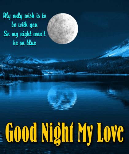 My Good Night Card For My Love. Free Good Night eCards, Greeting Cards | 123 Greetings