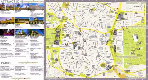 Madrid Attractions Map Pdf - Free Printable Tourist Map Madrid - Madrid ...