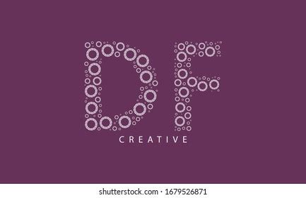 Adf Logo Vector Graphic Branding Letter Stock Vector (Royalty Free ...