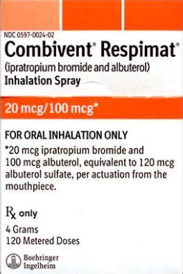 Combivent Respimat - Ipratropium Bromide and Albuterol Inhalation ...