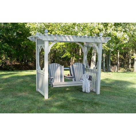 LuxCraft 5' Adirondack Poly Swing | Miller's Outdoor Living