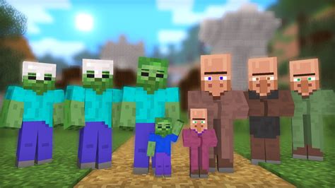 Zombie & Villager Life: Full Animation I - Minecraft An... | Doovi