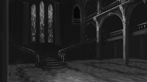 Fred's CG Arts and Animation Blog: Final Painting: The House of Usher - Interior