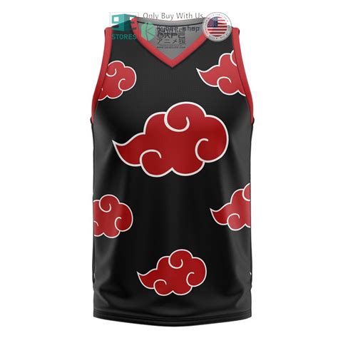 BEST Naruto Akatsuki V-Neck Basketball Jersey • Shirtnation - Shop ...