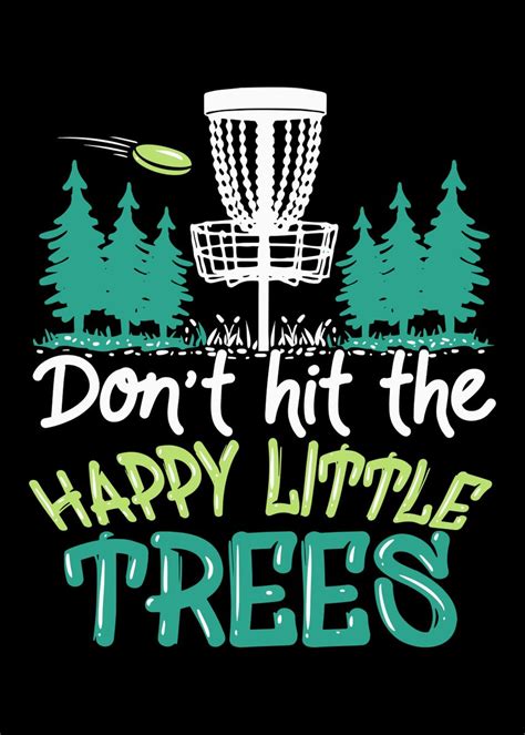 'Happy Little Trees' Poster, picture, metal print, paint by Shiva121 | Displate