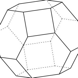 The truncated octahedron. | Download Scientific Diagram