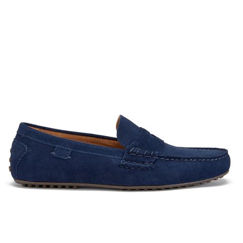 Polo Ralph Lauren Men's Wes-E Suede Loafers - Newport Navy | FREE UK Delivery | Allsole