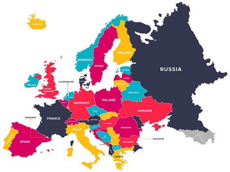 Harta Rutiera Europa - Harta-Europei.com