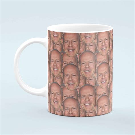 Bruce Willis Mug - Custom Celebrity Gift - 11 & 15 oz - Bruce Willis ...