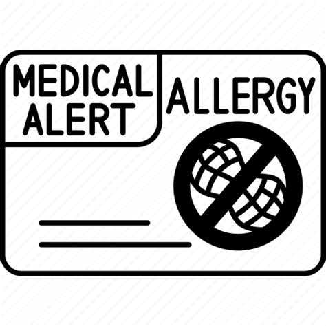 Allergy, card, information, caution, health icon - Download on Iconfinder