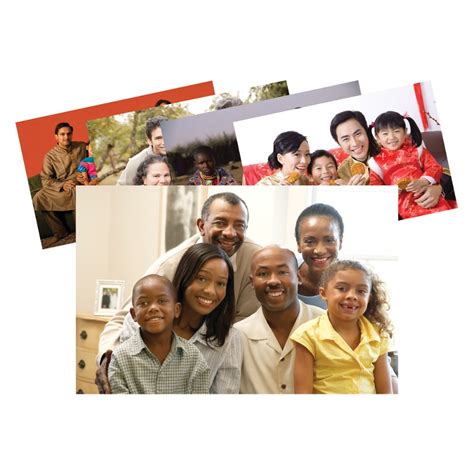 Multicultural Families of the World Posters - Set of 8