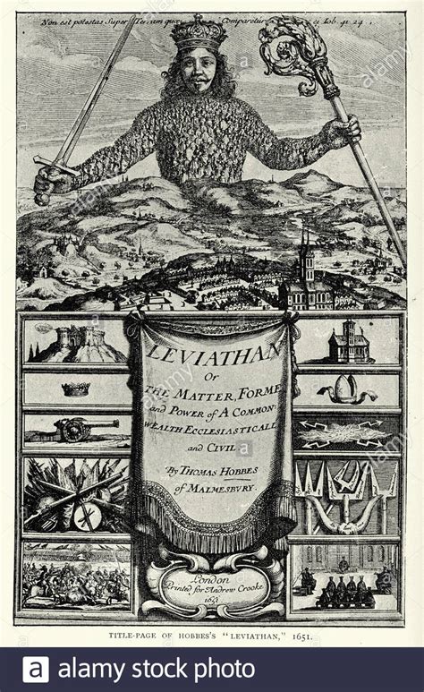 The leviathan thomas hobbes hi-res stock photography and images - Alamy