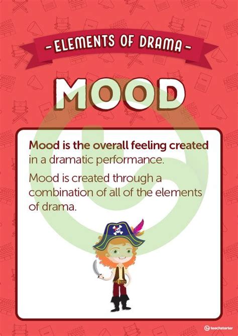 Mood - Elements of Drama Poster Teaching Resource | Teaching, Elements of drama, Drama ideas