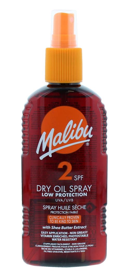 Malibu Uv Sun Protection Dry Oil Spray All Spf - 200ml | eBay