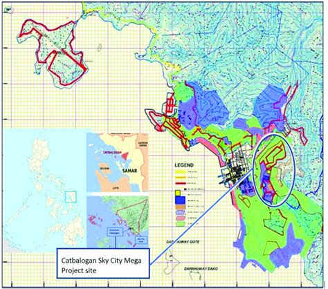 Comprehensive development map of the entire Catbalogan; inset is the ...