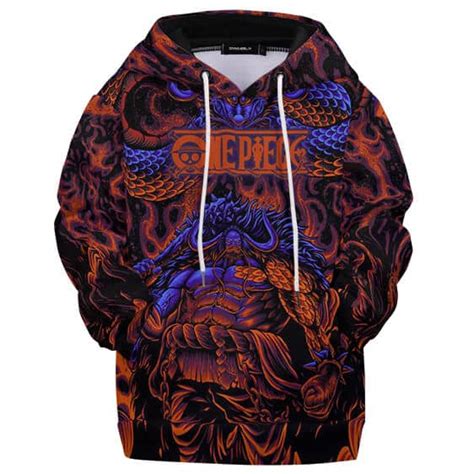 Emperor Kaido Mythical Zoan Art Kids Hoodie Jacket