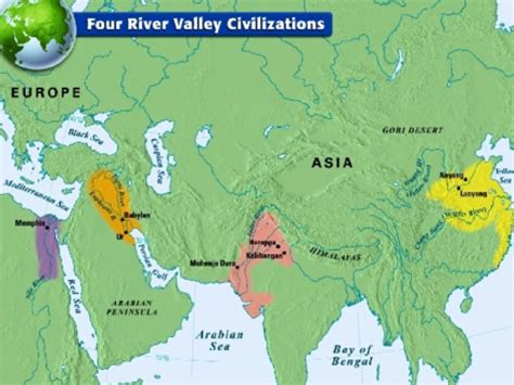 16B: Geography of River Valley Civilizations Diagram | Quizlet