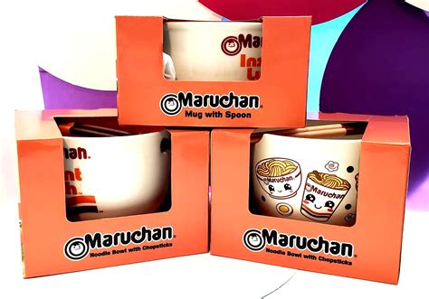 Collection of 3 Maruchan Ramen Noodle Bowl