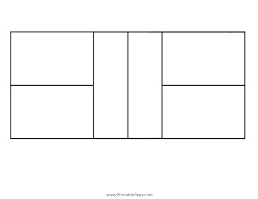 Printable Pickleball Court Diagram