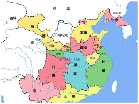 从地图看三国的演变：从东汉末年的割据到西晋的短暂统一|曹操|三国|刘备_新浪新闻