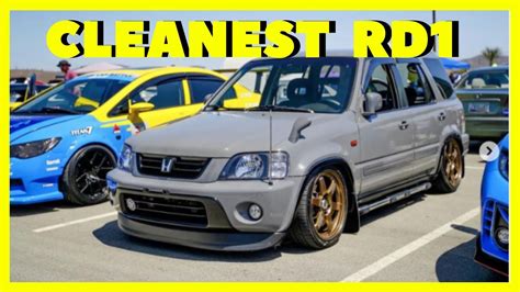 Is This The Cleanest JDM 2000 Honda RD1 CR-V: Tribute Build! - YouTube