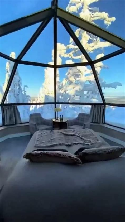 Winter wonderland igloo in finland beautiful hotel room in finland new ...