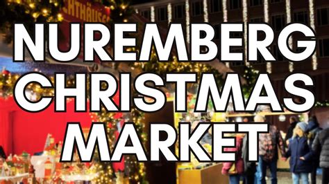 Nuremberg Christmas Market 2023 - YouTube