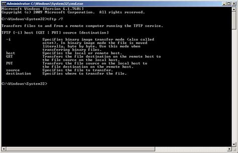 Tftp client in windows 10 - virtworker