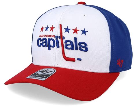 Washington Capitals Vintage Cold Zone Replica 47 Mvp DP White/Blue/Red ...