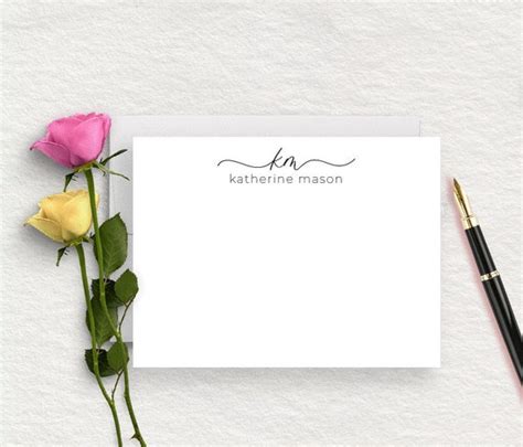 Personalized Stationery Monogram Stationary Personalized - Etsy