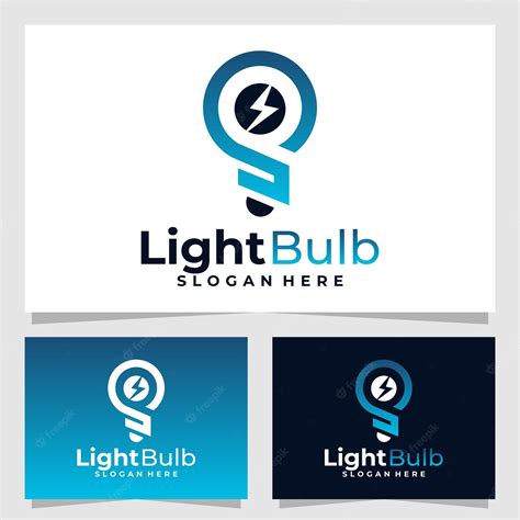 Premium Vector | Light bulb logo vector design template