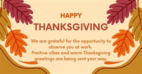 Thanksgiving Messages & Wishes for Employees In 2022 - Traicie