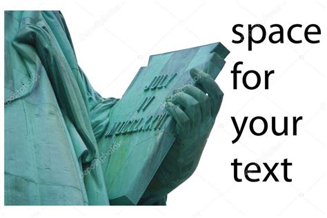 Tablet of statue of liberty isolated — Stock Photo © mlehmann #8070579