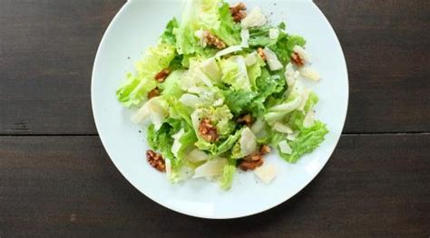 Escarole Salad with Walnuts and Parmesan Recipe from Jessica Seinfeld