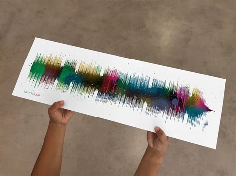 Icky Thump Song Lyrics Wall Art, Song Lyric Gift Idea, Icky Thump Sound Wave Song Poster, Custom ...