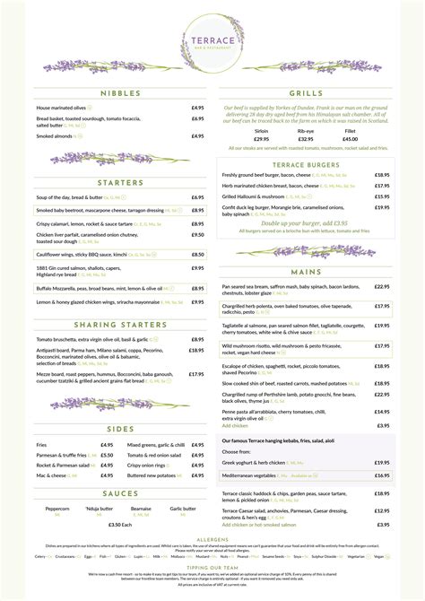 The Terrace Menu Dec 2023 by Crieff Hydro - Issuu