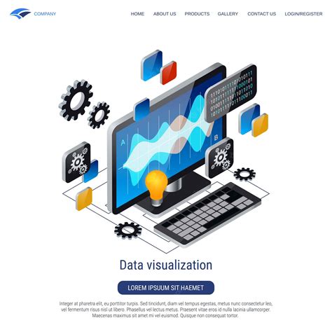 Premium Vector | Data visualization 3d isometric vector concept