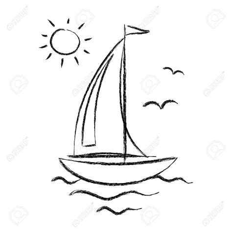 35 Awesome sailing boat cartoon images | Sailboat drawing, Boat drawing, Boat cartoon