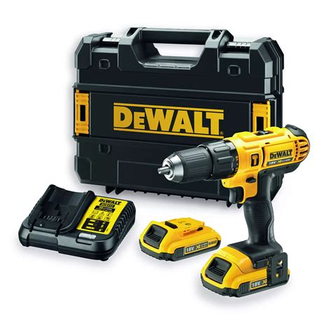 DeWalt Cordless 18V 2Ah Li-ion Brushed Drill 2 batteries DCD776D2-GB | Departments | DIY at B&Q