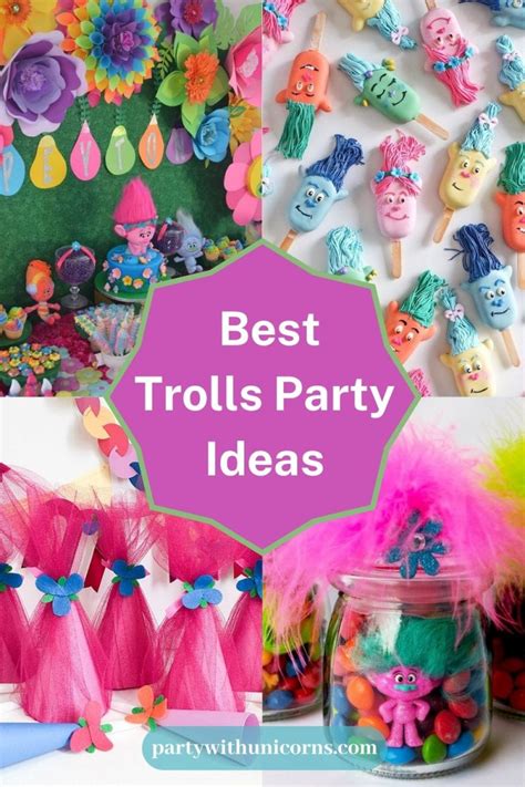 60 Best Trolls Party Ideas - Party with Unicorns