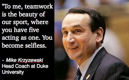 Coach K Quotes On Teamwork. QuotesGram