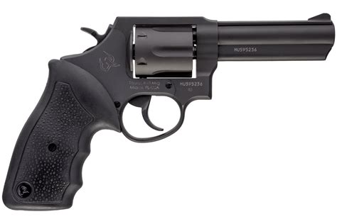 TAURUS 65 357 Mag 4" 6rd Revolver - Blued / Black Rubber Grips | KYGUNCO