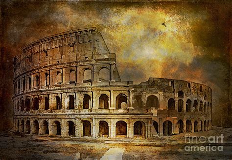 Colosseum Digital Art by Andrzej Szczerski