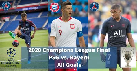 PSG vs. Bayern: 2020 Champions League Goals