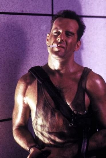 Bruce Willis as Det. John McClane in Die Hard.